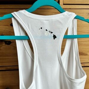 Lululemon ALOHA White Hawaii islands Tank Top